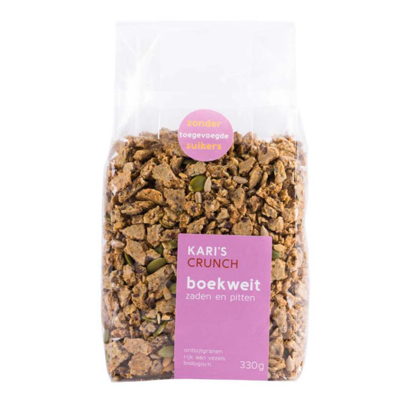 Granola boekweit van Kari`s Crunch, 5 x 330 g